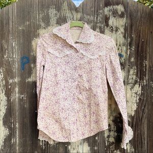 Vintage Cottagecore Western Shirt